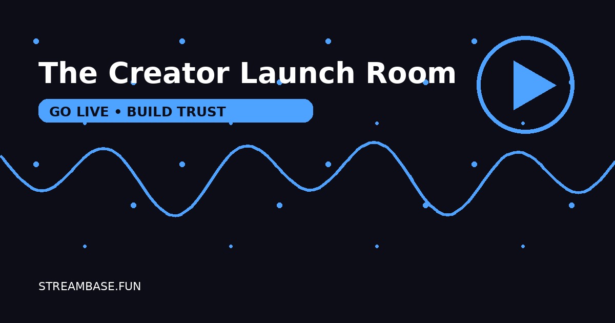 The Creator Launch Room: A Better Way to Introduce a New Project Live