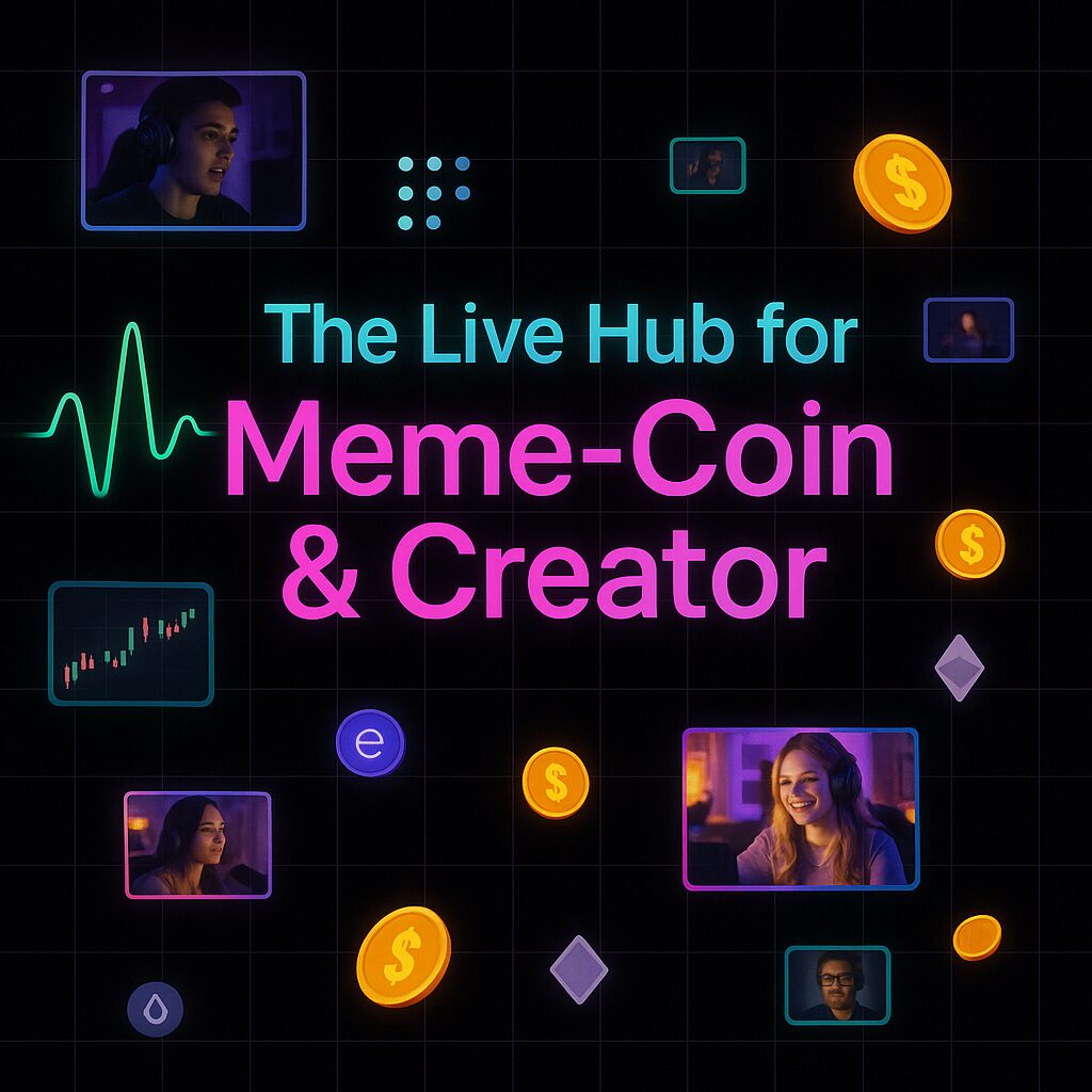 The Live Hub for Meme-Coin & Creators